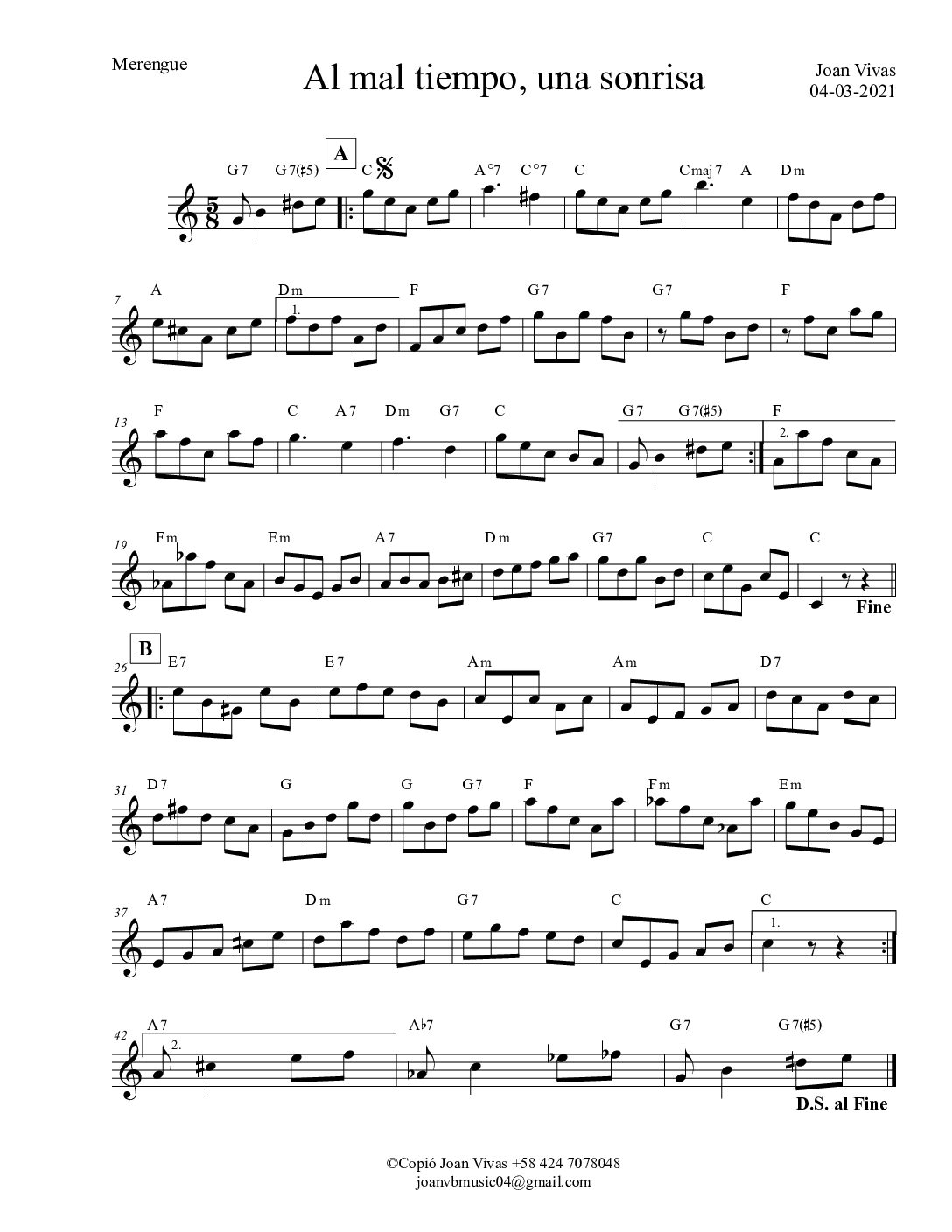 Al mal tiempo, una sonrisa - Joan vivas