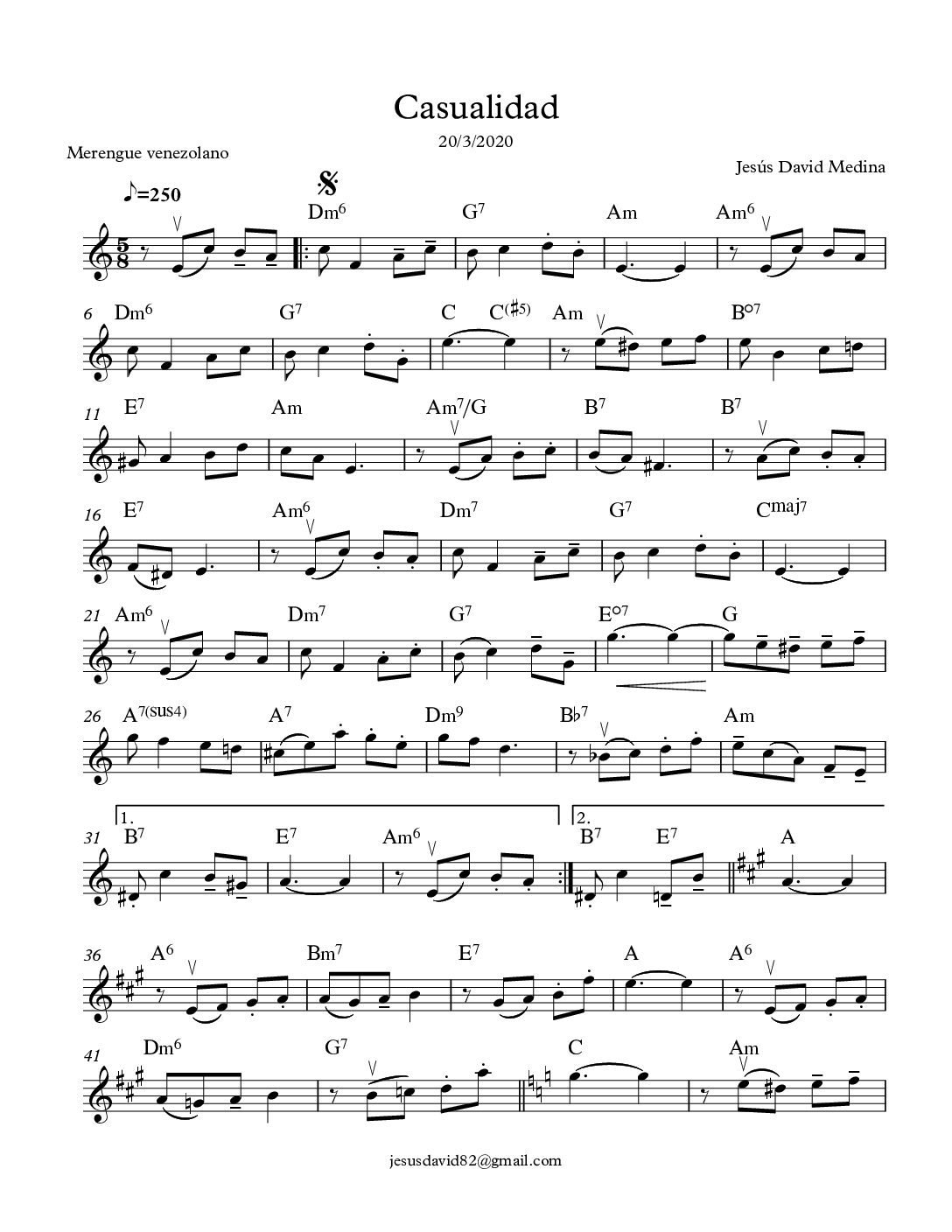 Casualidad - Jesús D. Medina