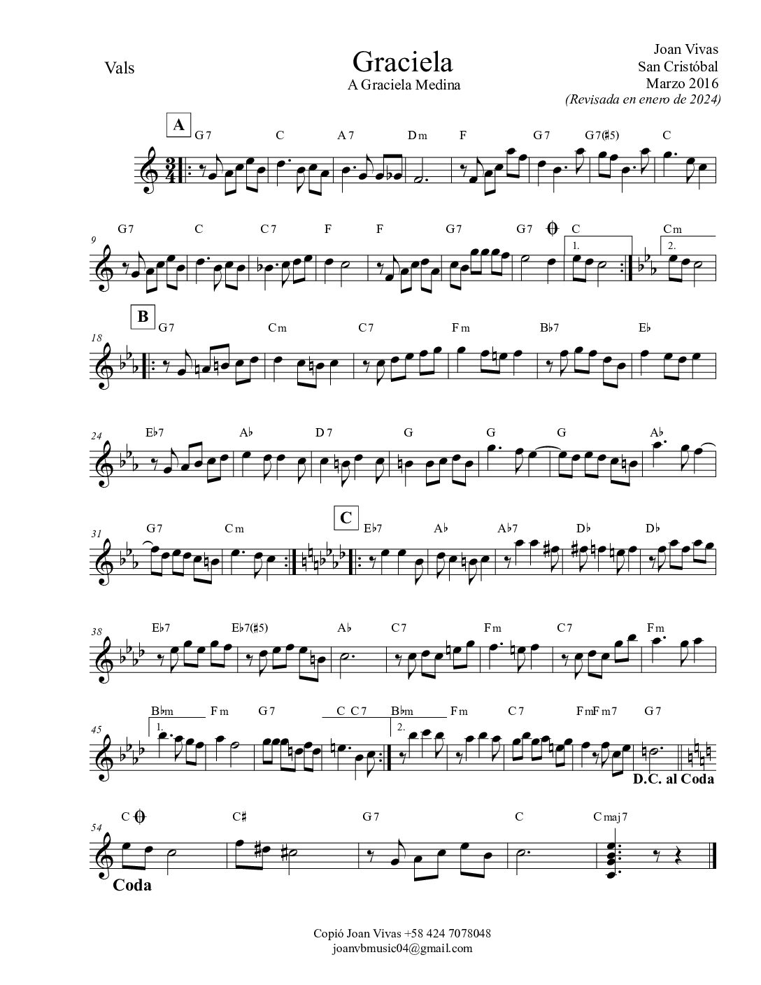 Graciela - Joan Vivas