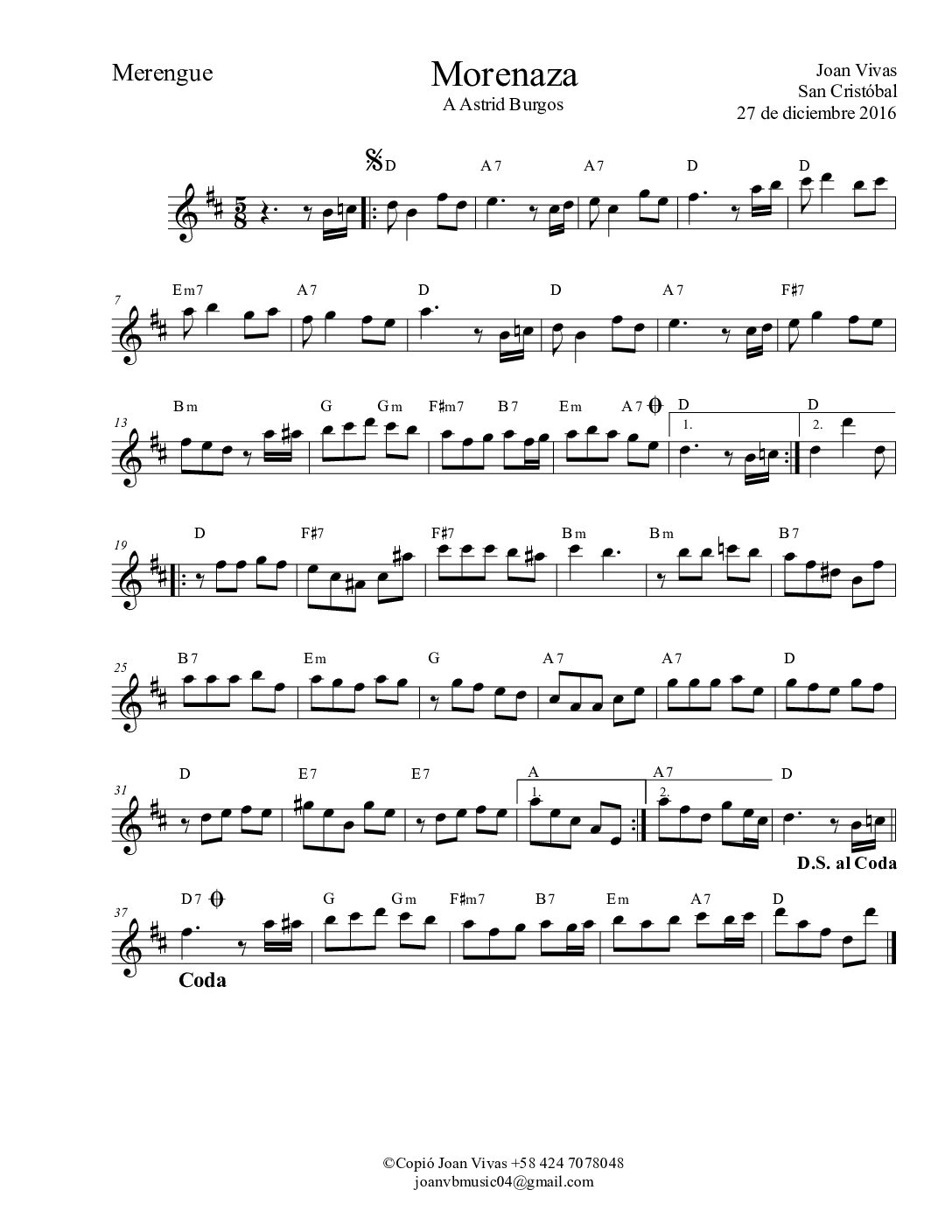 Morenaza - Joan vivas